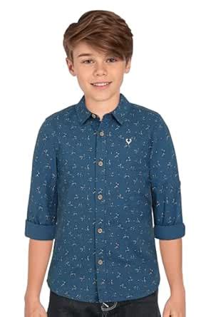 Buy Allen Solly _ Boys_Blue_Shirt_5-6 Years at Amazon.in