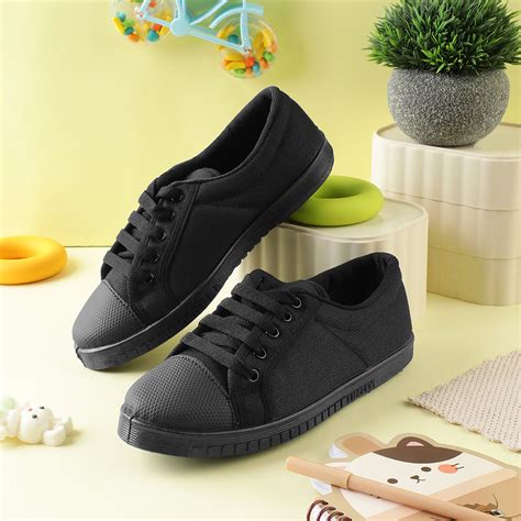 Buy Prefect Black Lacing PT School Shoes For Kids TENIS By Liberty