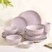 Grey Lavender 22 Piece Daily Dinner Set For 6 Online - Premium Dinner ...