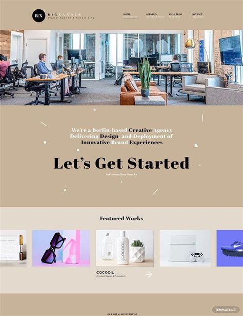 Web Design Agency Website 的图像结果