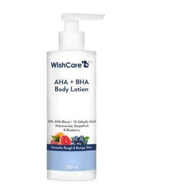 WishCare 10% AHA + 1% BHA – Glycolic + Lactic Acid Body Lotion