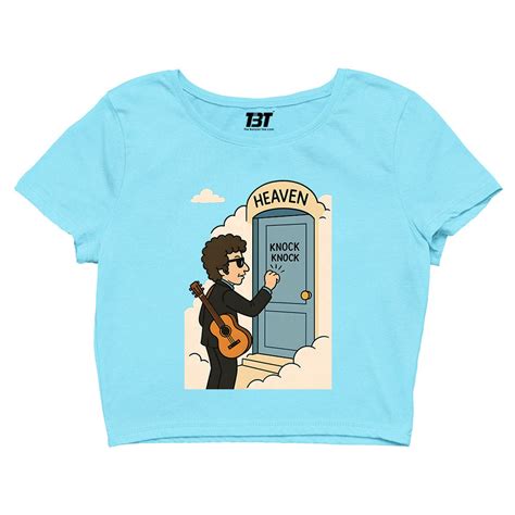 Buy Bob Dylan Crop Top - Heaven's Door at Rs. 50 OFF 🤑 – The Banyan Tee