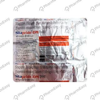 Sitapride Dm 500mg Strip Of 15 Tablets: Uses, Side Effects, Price ...