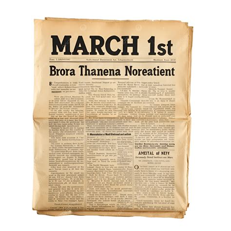 March 1st Newspaper Headline Announcing The Korean Declaration Of ...
