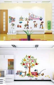 PINDIA 50 cm Toy Story Cow Boy & Design Donald Duck Self Adhesive ...