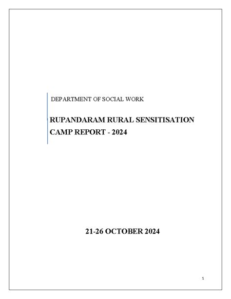 Rupandaram 2k24 - Its very useful - DEPARTMENT OF SOCIAL WORK ...