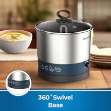 Crompton Multi-Purpose Kettle 1 Ltr Temperature Control Knob | 360 ...