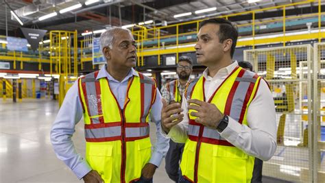 Behind the scenes at one of largest Amazon fulfilment center in ...