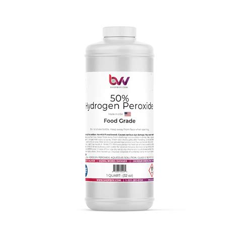 Hydrogen Peroxide 50% Food Grade – BVV