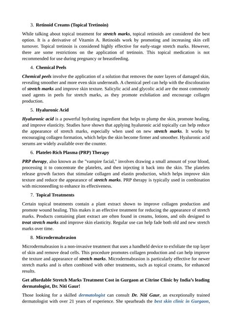 PPT - Top 8 Proven Treatments for Reducing Stretch Marks PowerPoint ...