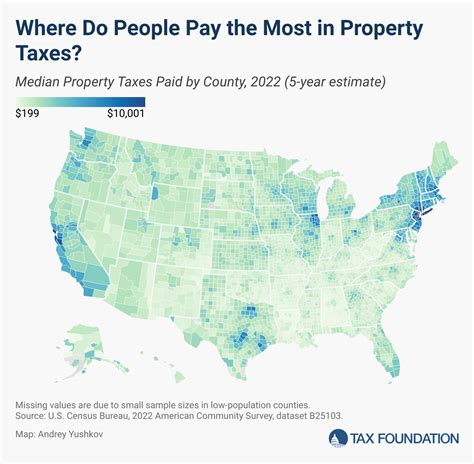 Property Taxes by State and County, 2025 | Tax Foundation Maps