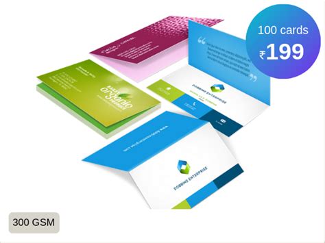 Online Visiting Card Printing | Visiting Card Printing @ Rs.90 ...