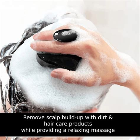 Scalp Massager Shampoo Brush - Black (200 g)