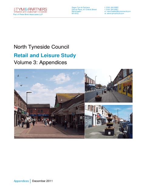 Fillable Online N Tyneside R&L Study - Vol 3 Appendices Fax Email Print ...