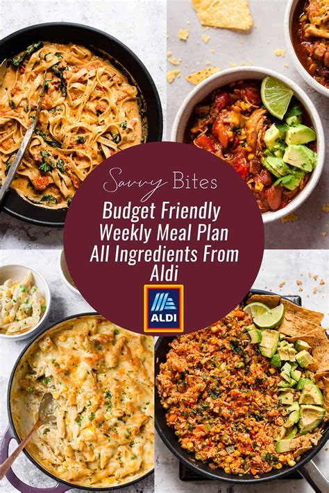 7 day aldi budget meal plan jan 25 31 – Artofit