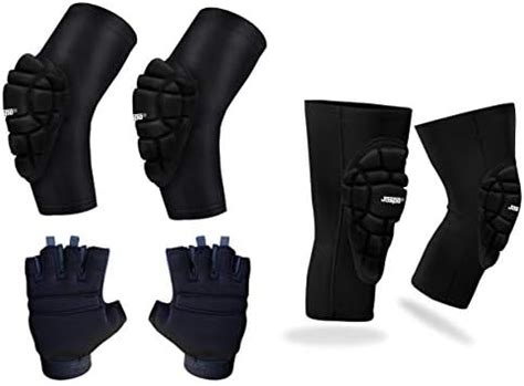 Buy jaspo Professional Knee/Elbow Pads Support For Men Women with PU ...