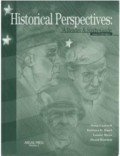 Amazon.in: Buy Historical Perspectives A Reader & Study Guide Volume II ...