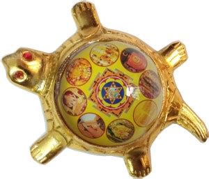 ecraftshoppe Shri baglamukhi yantra metal Tortoise Decorative Showpiece ...
