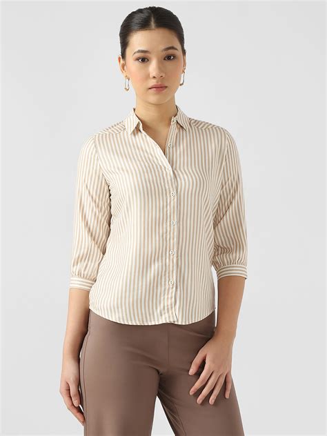 Buy Women Slim Fit Striped Shirts | Kraus Jeans