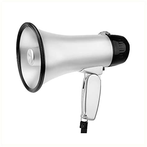Portable Hand 25 Watt Bullhorn Megaphone With Siren Lithium Battery ...
