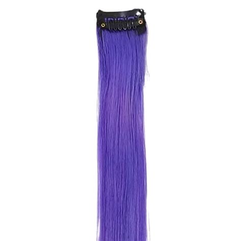 Neaama Hair and Beyond Single Clip Colored Hair Streak Extension With ...