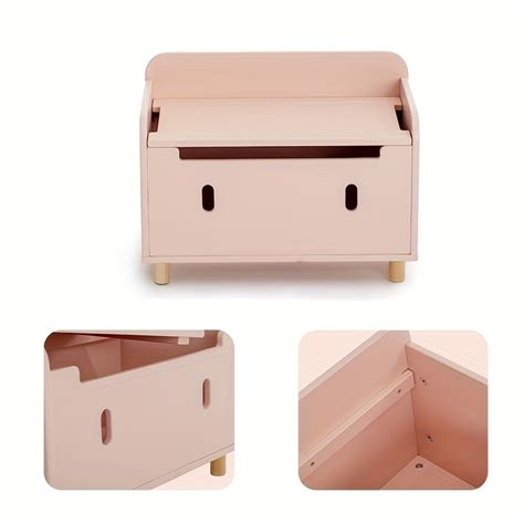 Wooden storage on sale box chair