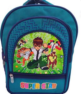 Flipkart.com | ANZ Kids school bag 16 ltr (ben 10) sky for 2 to 5 years ...