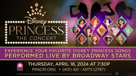 Disney Princess - The Concert , Providence Performing Arts Center ...