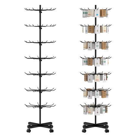 Hypergiant Retail Display Stand Spinner Display Racks 7 Tier Rotating ...