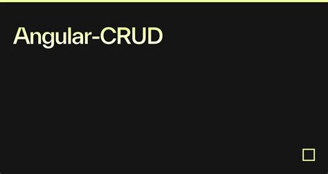Image result for Angular Crud Example