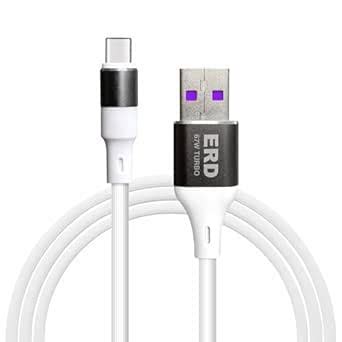 ERD UC-144 USB Type-C Turbo Charge Metal Data Cable, 67W Fast Charging ...