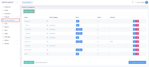 Creating Product Categories and Subcategories - B2B Wave Knowledge Base