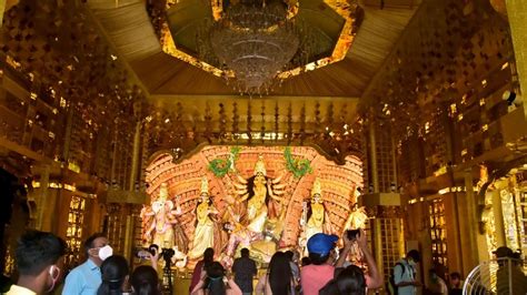 Durga Puja pandals get ready for celebrations: In pics | News | Zee News