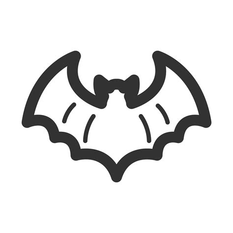 Image result for Bat Sign Thin Line