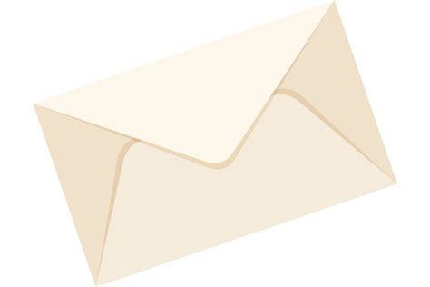 Paper envelope letter with postage stamp (3968578)