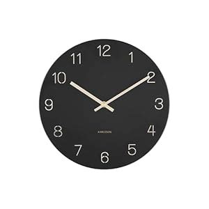 Buy Karlsson Charm Engraved Numbers Luxury Wall Clock 30 cm | Analog ...