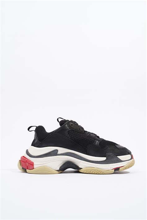 Triple s on sale balenciaga rouge