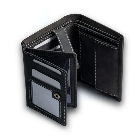 CARBONADO Tri Fold Wallet (Black)– Moto Central