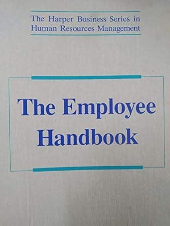 Buy Employee Handbook: An A-Z Guide to Communicating With Employees ...
