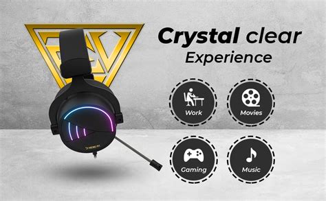 GAMDIAS HEBE M2 RGB Wired Over The Ear Headset with Mic (Black ...