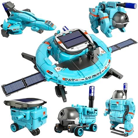 Buy 6 in 1 Solar Robot Educational Toy, Solar Powered Robots Creation ...