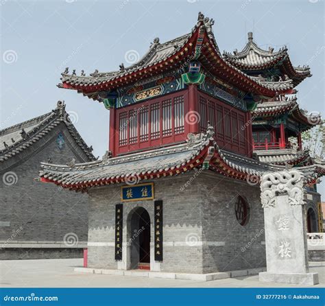 The Ancient Chinese Traditional Architecture Stock Photo - Image of ...
