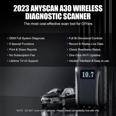 XTOOL Anyscan A30 BT Wireless Bidirectional Scan | Ubuy India