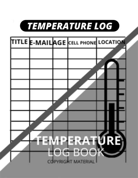 Temperature Log Food Temperature Log Sheets Daily Temperature Log Sheet ...