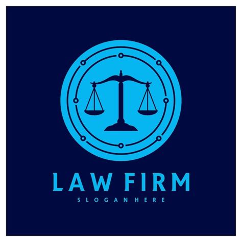 Tech justice logo vector template creative law firm logo design ...
