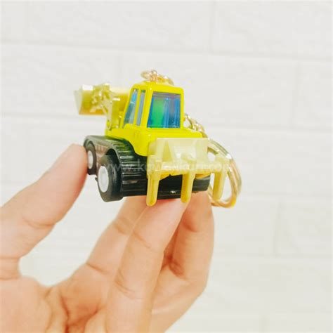 Backhoe Loader Pull-Back Toy Keychain - Quirky Toy Keychains In India ...