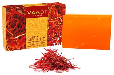 Luxurious Saffron Soap - Skin Whitening Therapy (75 gms) — Vaadi ...