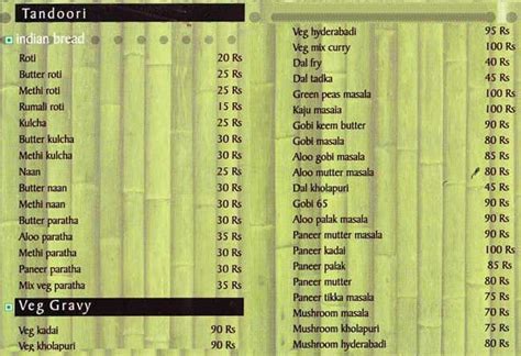 Menu at Rice N Spice, Bengaluru, Near HP Petrol Bunk