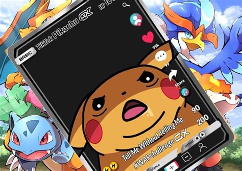 Buy Tik Tok Pikachu Gx V Vsstar Pokemon Custom Card Holographic Online ...