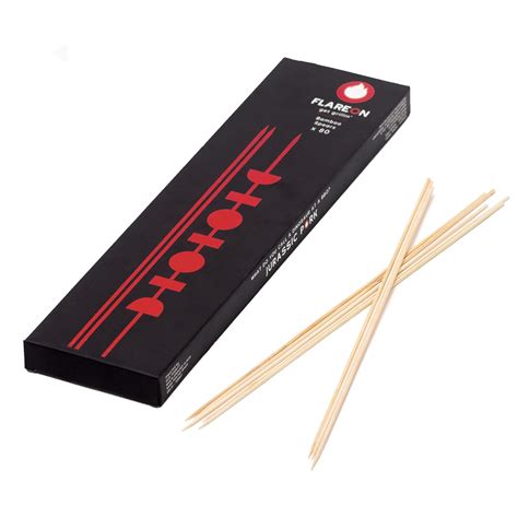 FLAREON Bamboo Spears Barbecue(BBQ) Skewers |Pack of 2|(160 units ...